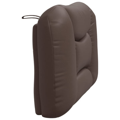 Cuscino Testiera Hvar Marrone 90 cm in Similpelle | homemem39