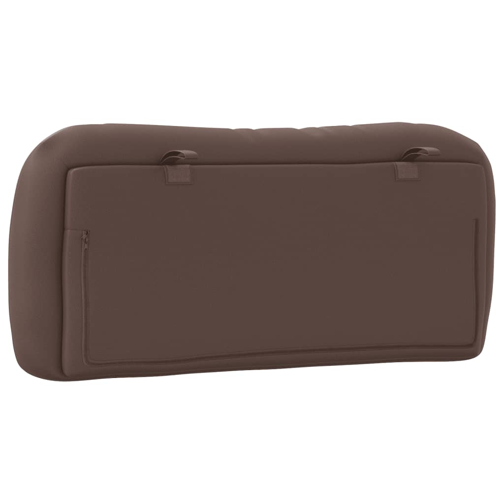 Cuscino Testiera Hvar Marrone 90 cm in Similpelle
