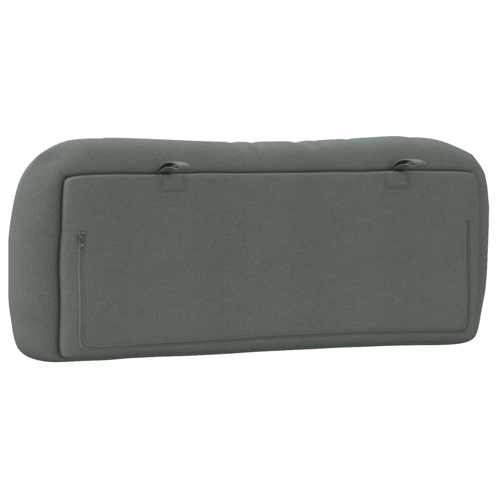Cuscino Testiera Hvar Grigio Scuro 100 cm in Tessuto | homemem39