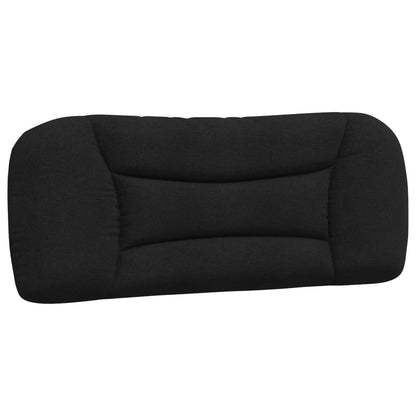 Cuscino Testiera Hvar Nero 100 cm in Tessuto | homemem39