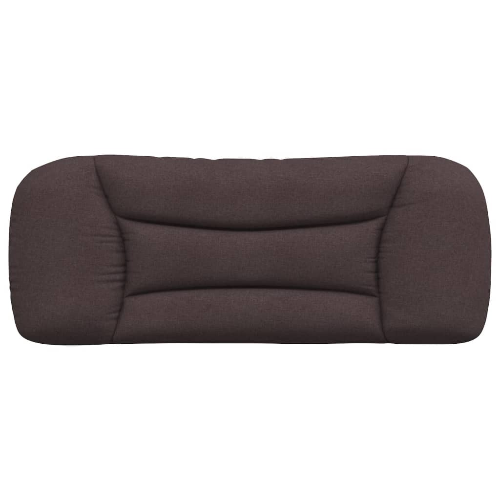 Cuscino Testiera Hvar Marrone Scuro 100 cm in Tessuto