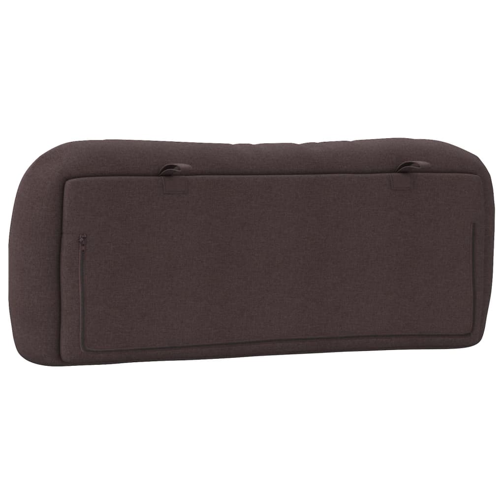 Cuscino Testiera Hvar Marrone Scuro 100 cm in Tessuto