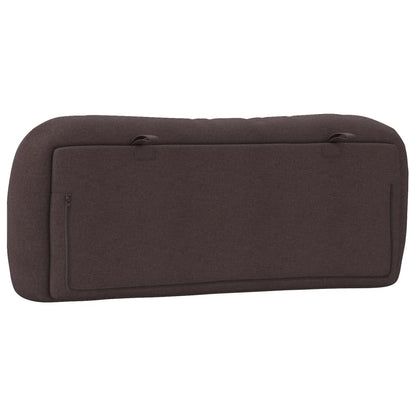 Cuscino Testiera Hvar Marrone Scuro 100 cm in Tessuto