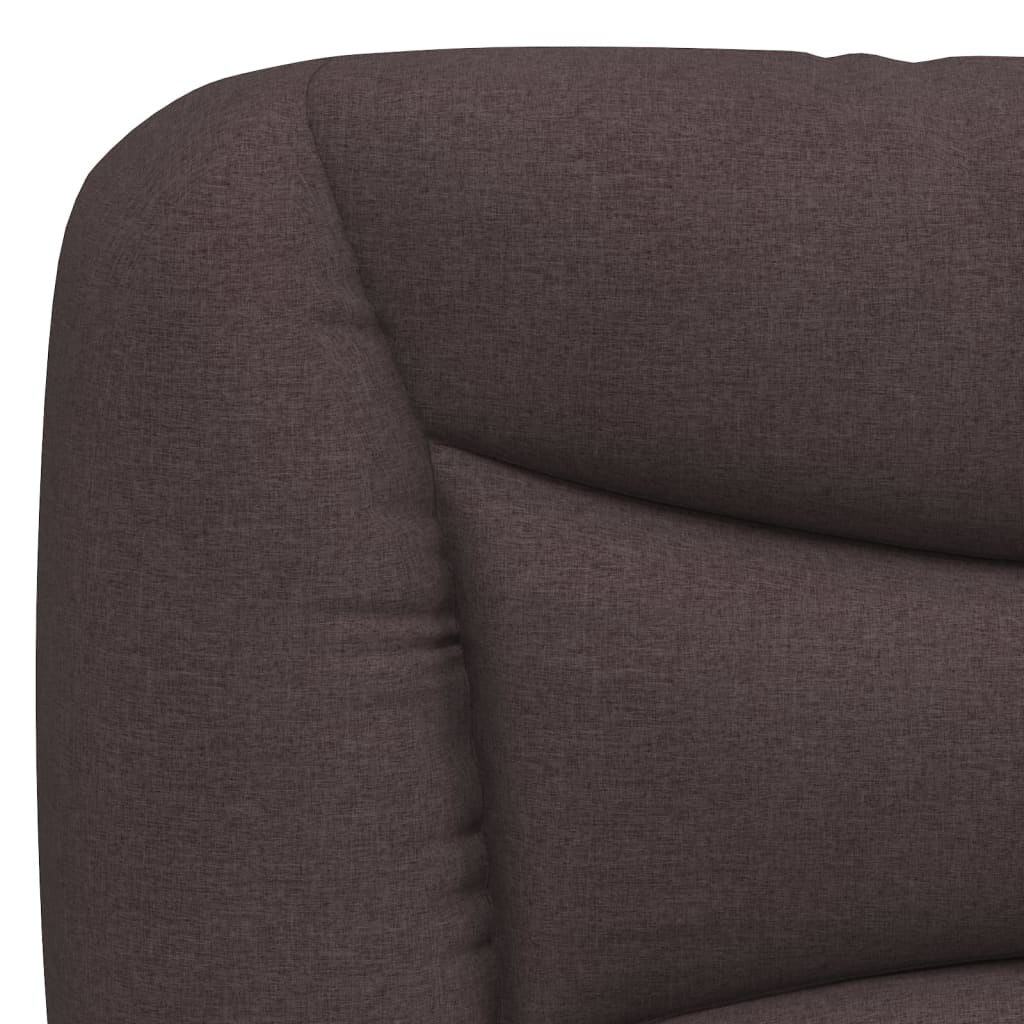 Cuscino Testiera Hvar Marrone Scuro 100 cm in Tessuto