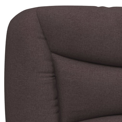 Cuscino Testiera Hvar Marrone Scuro 100 cm in Tessuto