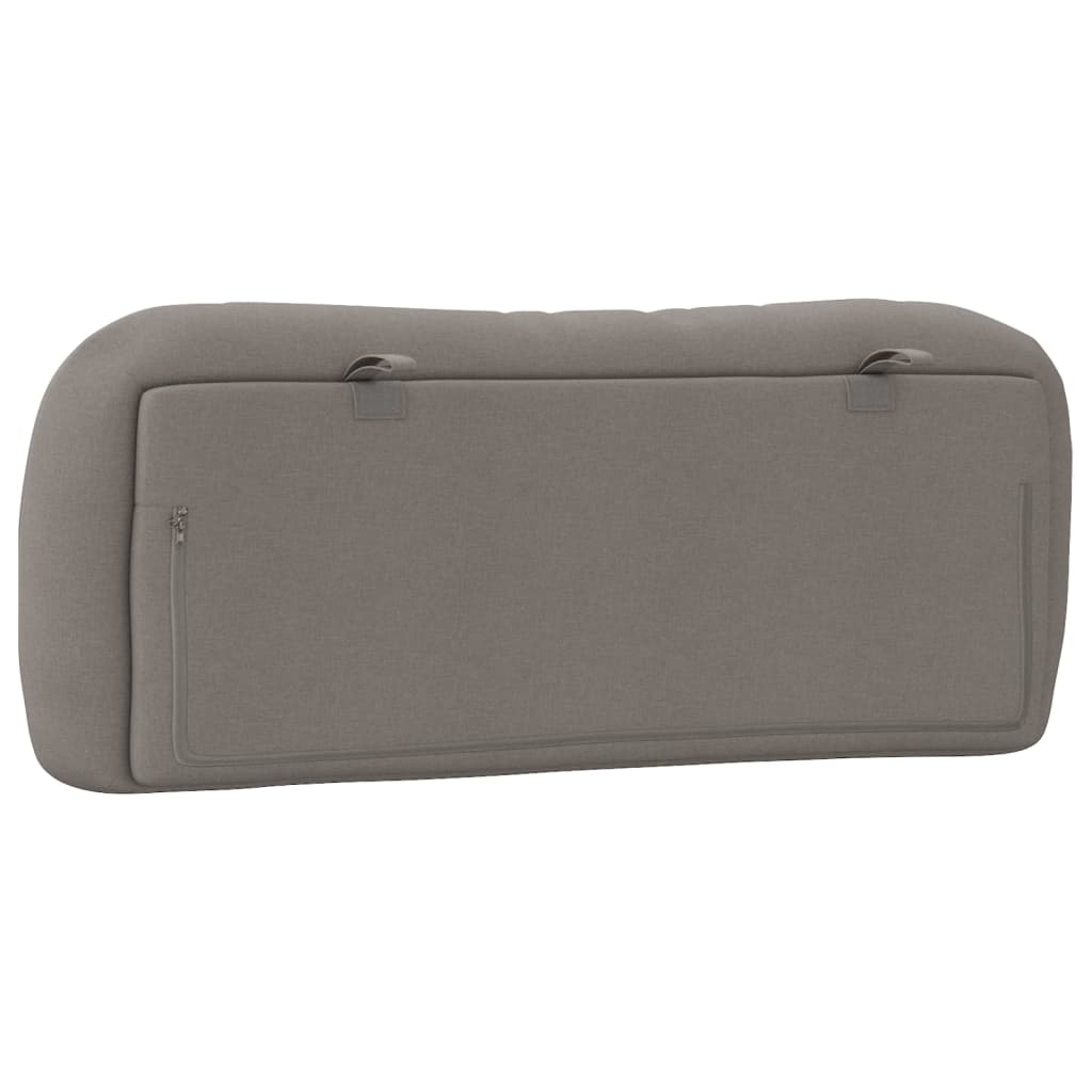 Cuscino Testiera Tortora 100 cm in Tessuto - homemem39