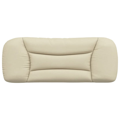 Cuscino Testiera Crema 100 cm in Tessuto - homemem39