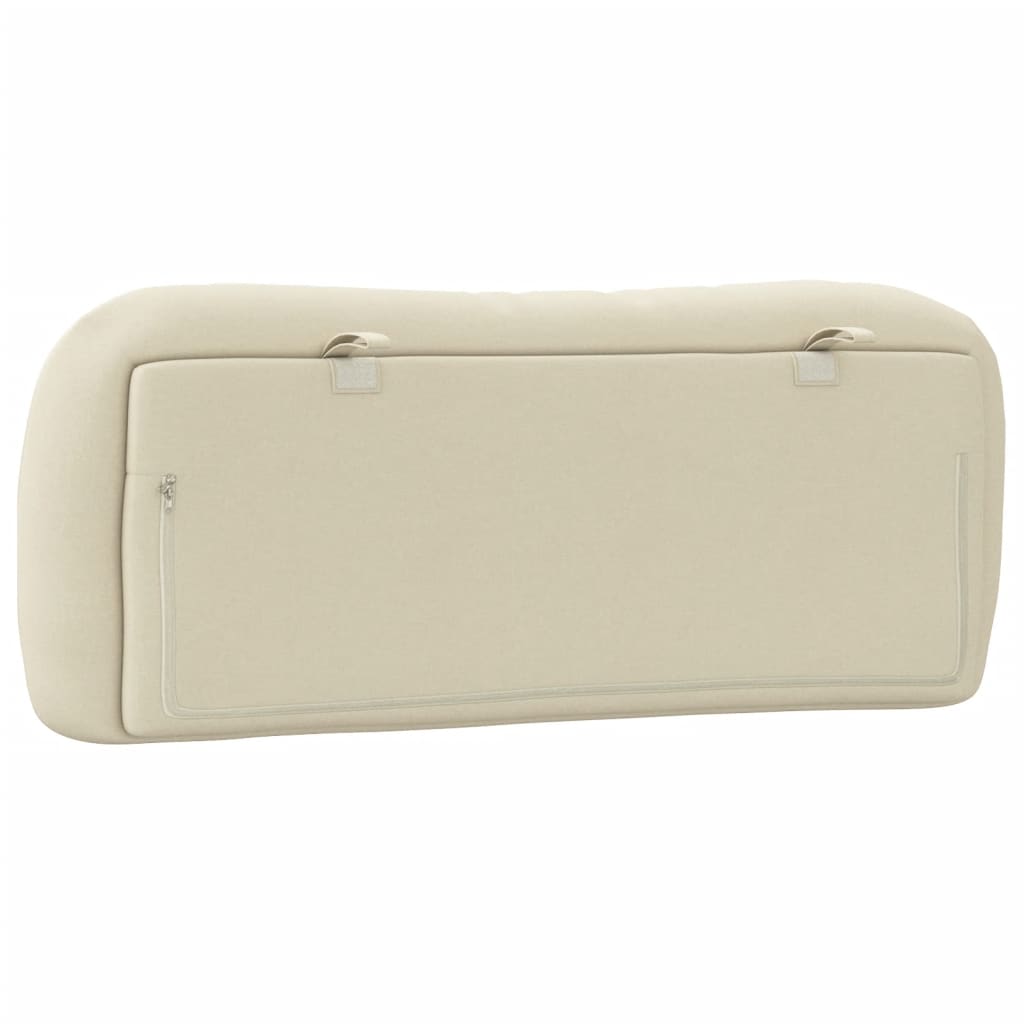 Cuscino Testiera Crema 100 cm in Tessuto - homemem39