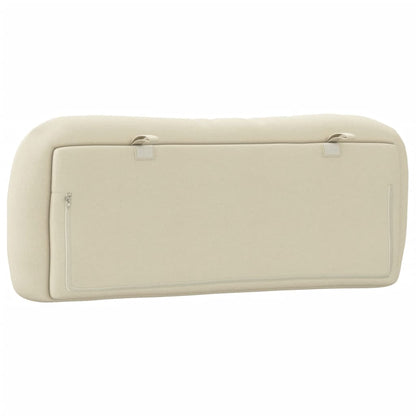 Cuscino Testiera Crema 100 cm in Tessuto - homemem39