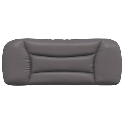 Cuscino Testiera Grigio 100 cm in Similpelle - homemem39