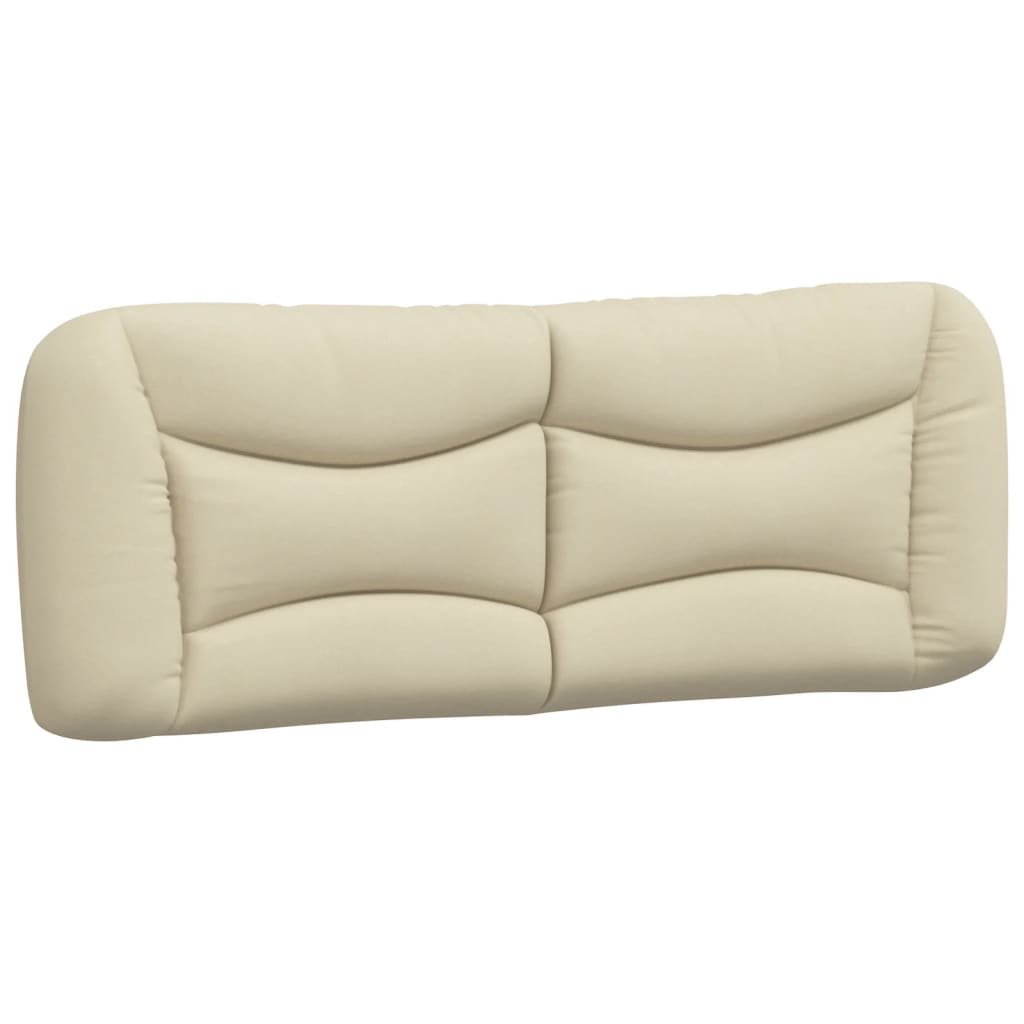 Cuscino Testiera Hvar Crema 120 cm in Tessuto | homemem39