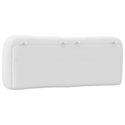 Cuscino Testiera Bianco 140 cm in Similpelle - homemem39