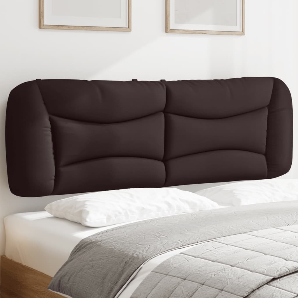 Cuscino Testiera Hvar Marrone Scuro 160 cm in Tessuto | homemem39