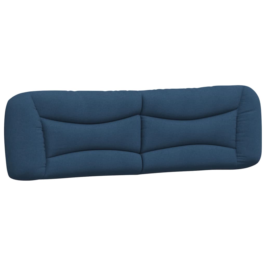 Cuscino Testiera Hvar Blu 180 cm in Tessuto | homemem39