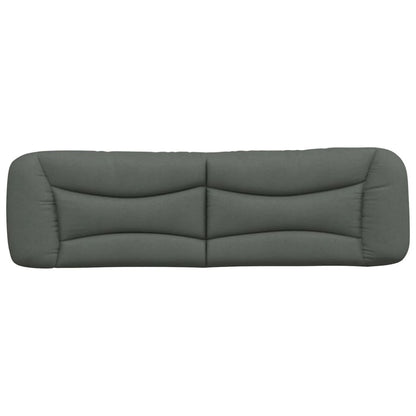 Cuscino Testiera Hvar Grigio Scuro 183 cm in Tessuto | homemem39
