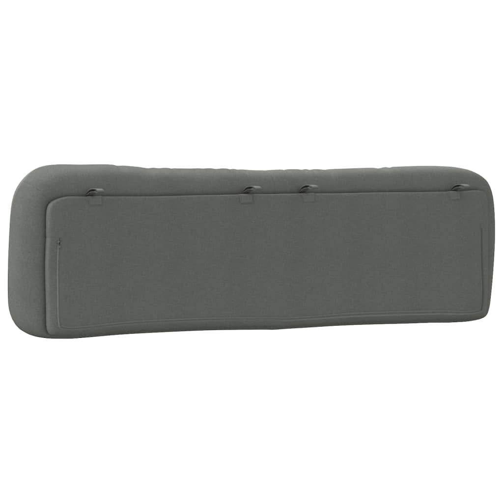 Cuscino Testiera Hvar Grigio Scuro 183 cm in Tessuto | homemem39