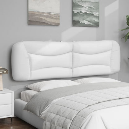 Cuscino Testiera Hvar Bianco 183 cm in Similpelle