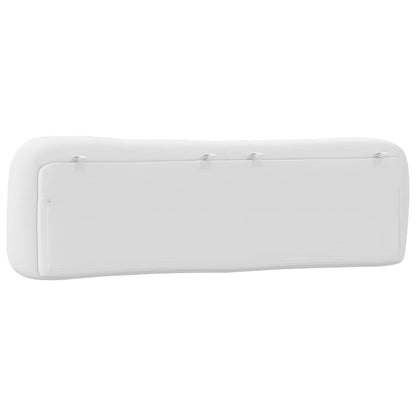 Cuscino Testiera Hvar Bianco 183 cm in Similpelle