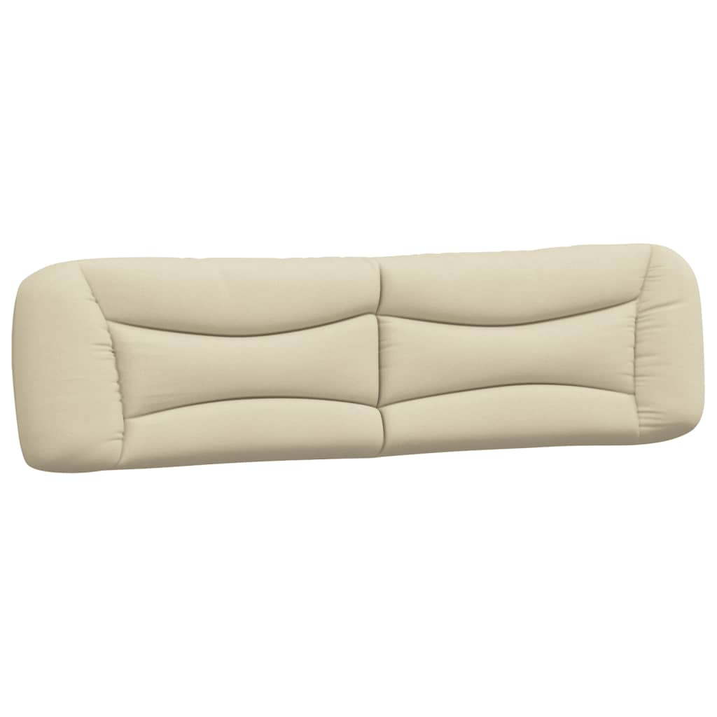 Cuscino Testiera Hvar Crema 200 cm in Tessuto | homemem39