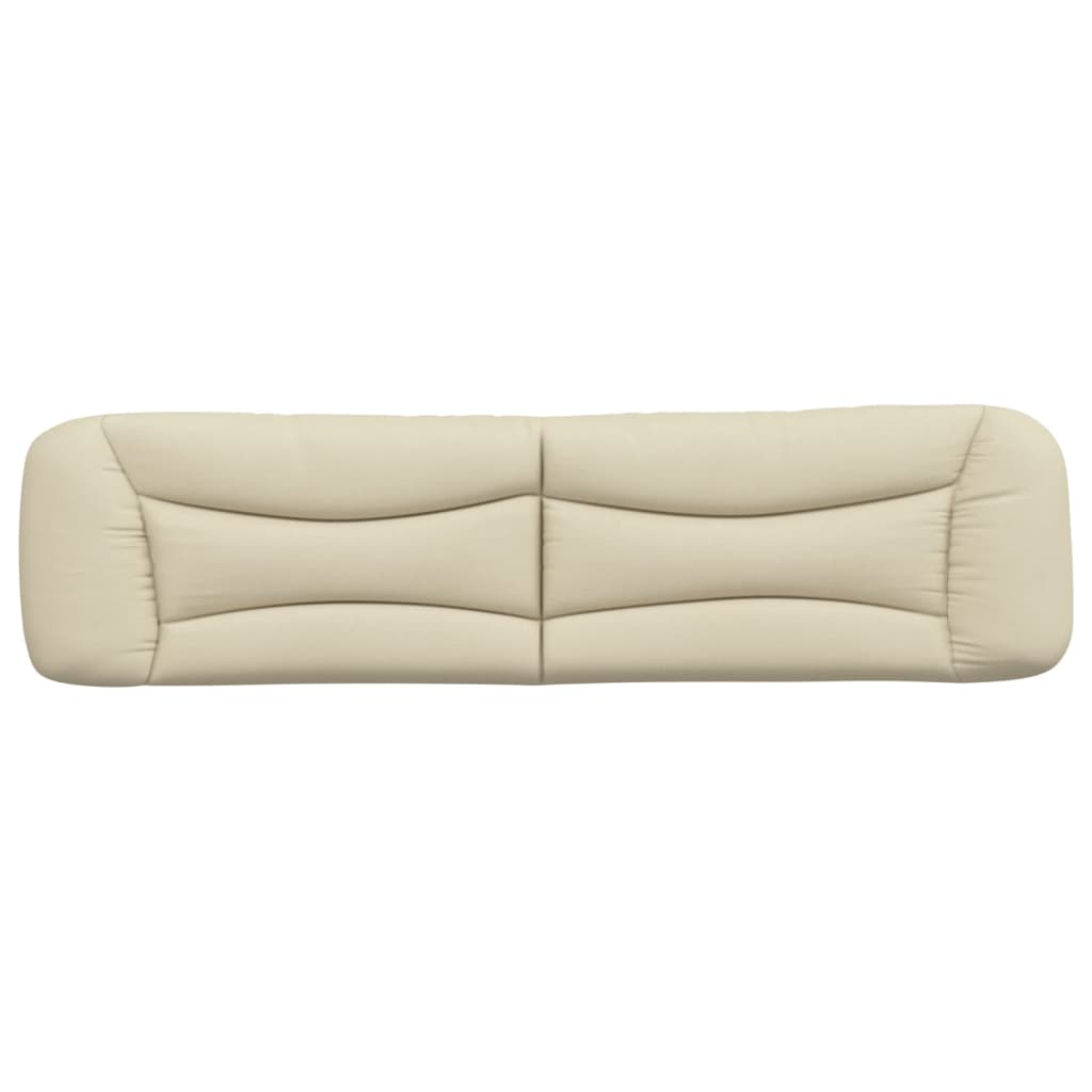 Cuscino Testiera Hvar Crema 200 cm in Tessuto | homemem39