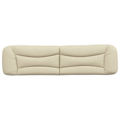Cuscino Testiera Hvar Crema 200 cm in Tessuto | homemem39