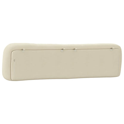 Cuscino Testiera Hvar Crema 200 cm in Tessuto | homemem39