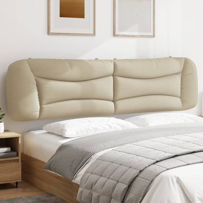 Cuscino Testiera Hvar Crema 200 cm in Tessuto | homemem39