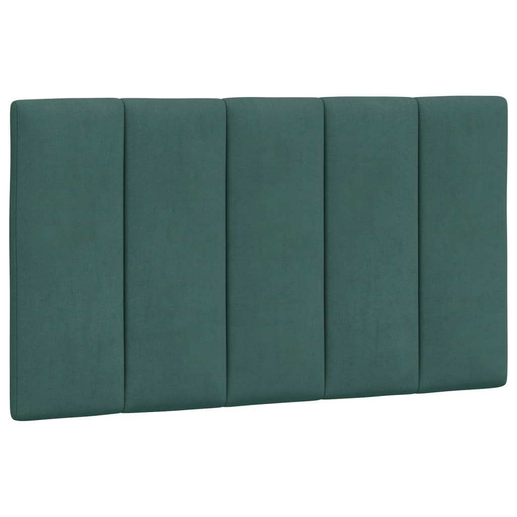 Cuscino Testiera Verde Scuro 80 cm in Velluto - homemem39