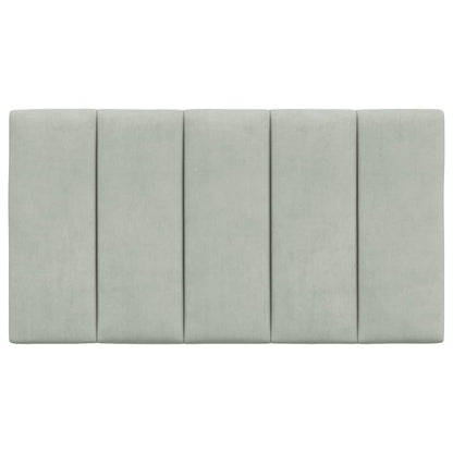 Cuscino Testiera Grigio Chiaro 90 cm in Velluto - homemem39