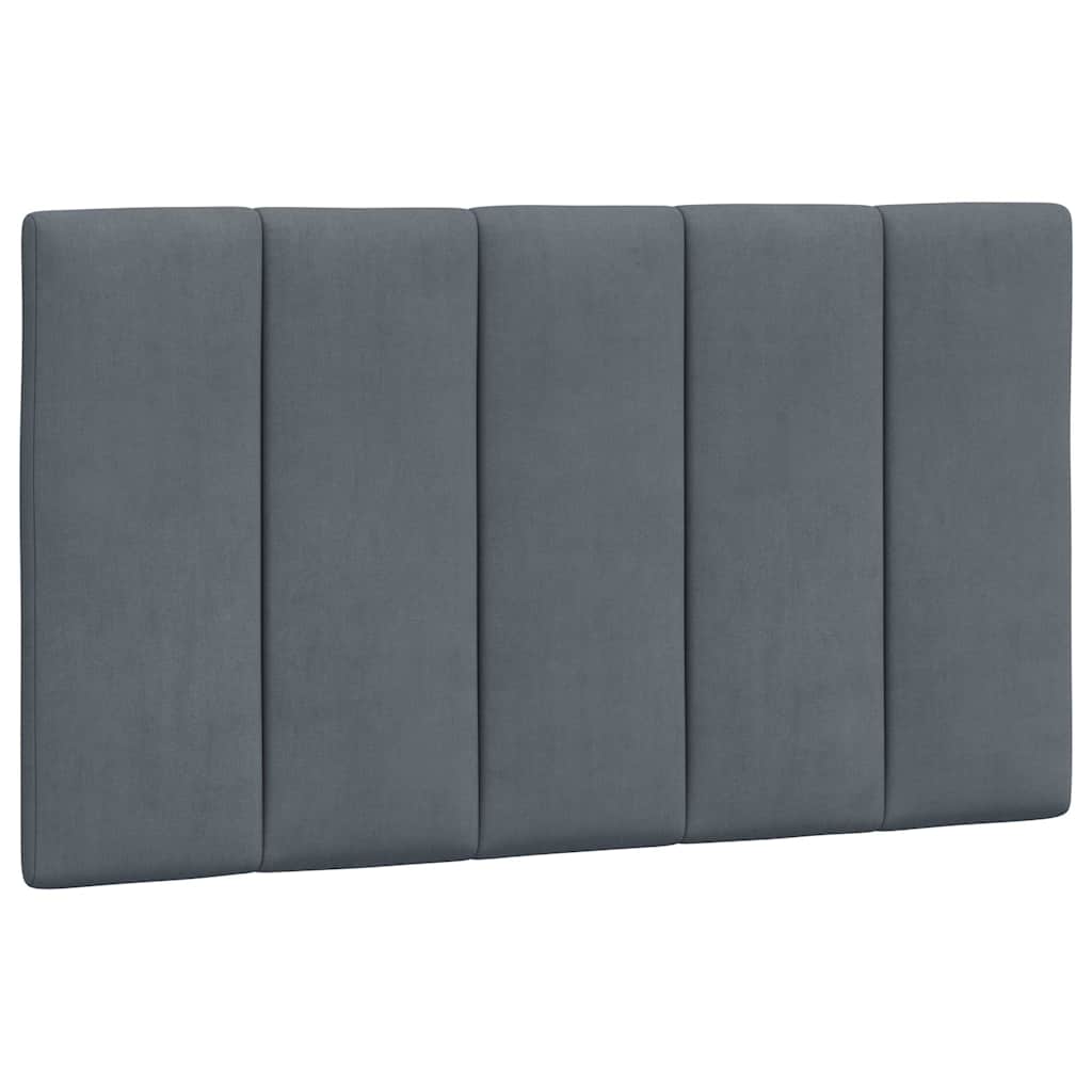 Cuscino Testiera Hanko Grigio Scuro 90 cm in Velluto | homemem39