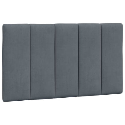 Cuscino Testiera Hanko Grigio Scuro 90 cm in Velluto | homemem39