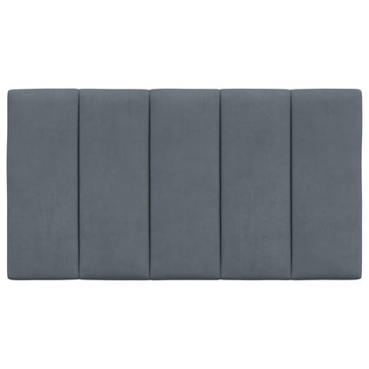 Cuscino Testiera Grigio Scuro 90 cm in Velluto - homemem39