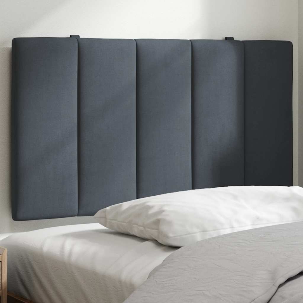 Cuscino Testiera Hanko Grigio Scuro 90 cm in Velluto | homemem39