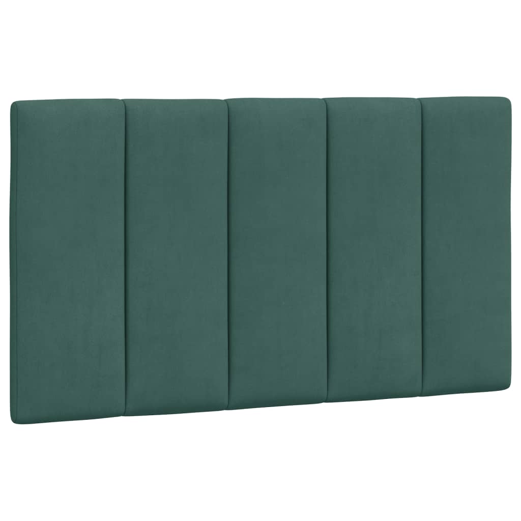 Cuscino Testiera Verde Scuro 90 cm in Velluto - homemem39