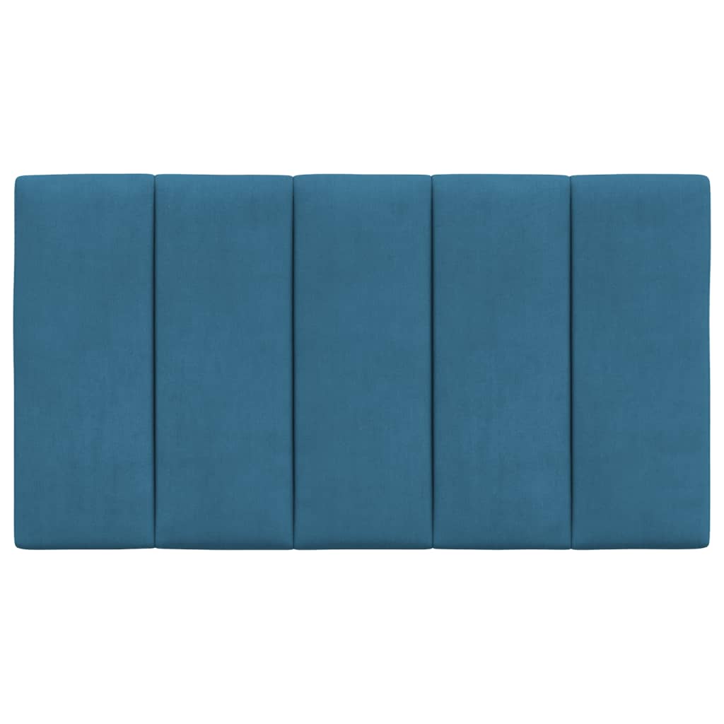 Cuscino Testiera Blu 90 cm in Velluto - homemem39