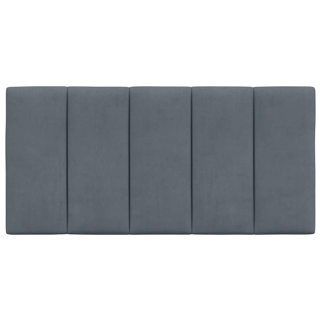 Cuscino Testiera Hanko Grigio Scuro 100 cm in Velluto | homemem39