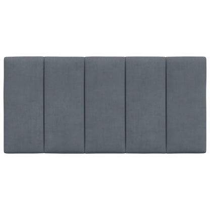 Cuscino Testiera Grigio Scuro 100 cm in Velluto - homemem39