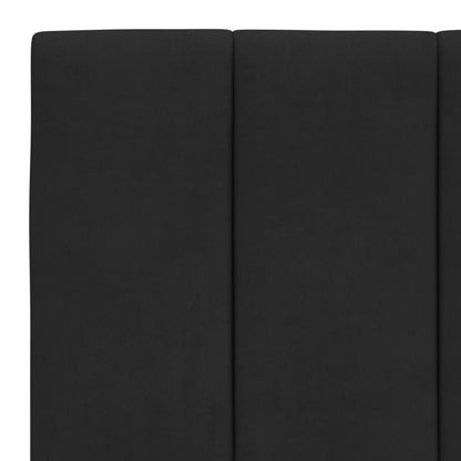 Cuscino Testiera Nero 100 cm in Velluto - homemem39