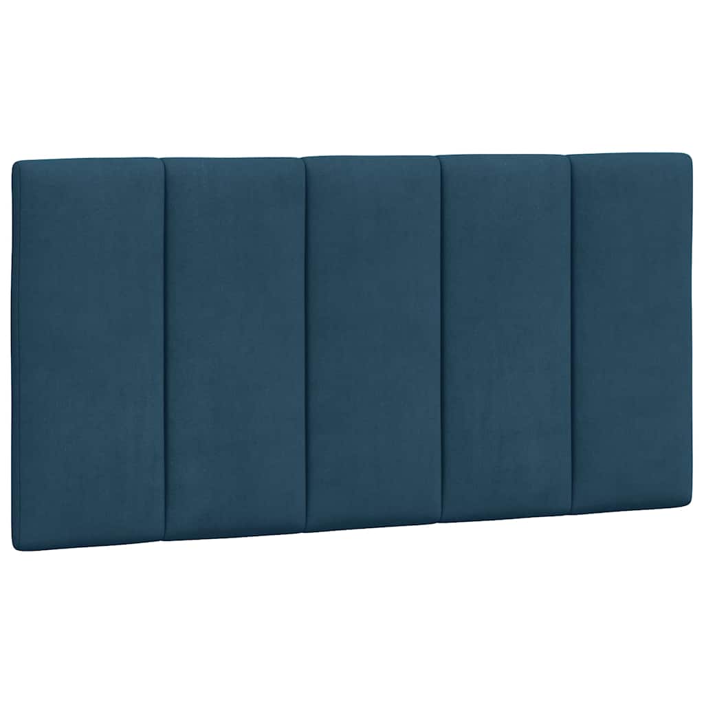 Cuscino Testiera Hanko Blu 100 cm in Velluto | homemem39