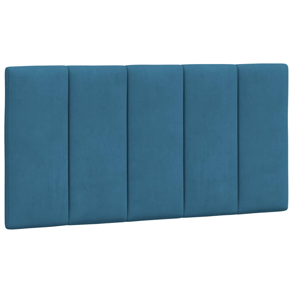 Cuscino Testiera Blu 100 cm in Velluto - homemem39