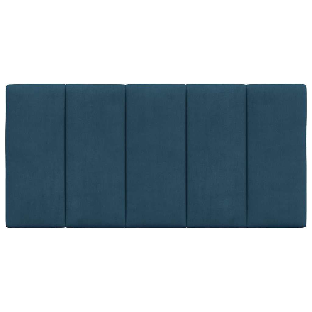 Cuscino Testiera Hanko Blu 100 cm in Velluto | homemem39