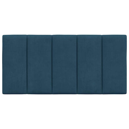 Cuscino Testiera Hanko Blu 100 cm in Velluto | homemem39