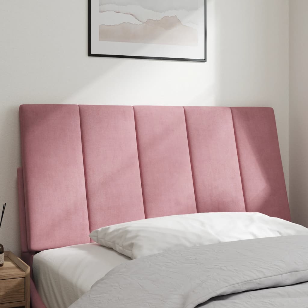 Cuscino Testiera Rosa 100 cm in Velluto - homemem39
