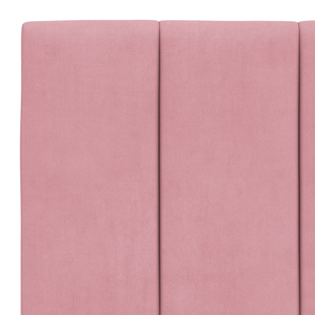 Cuscino Testiera Rosa 100 cm in Velluto - homemem39