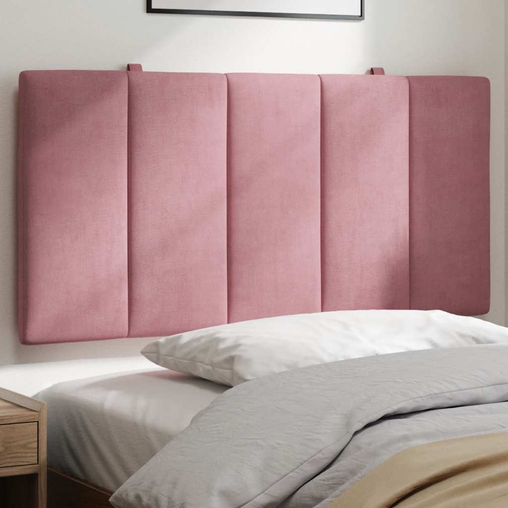 Cuscino Testiera Hanko Rosa 100 cm in Velluto | homemem39