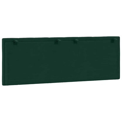 Cuscino Testiera Hanko Verde Scuro 120 cm in Velluto | homemem39