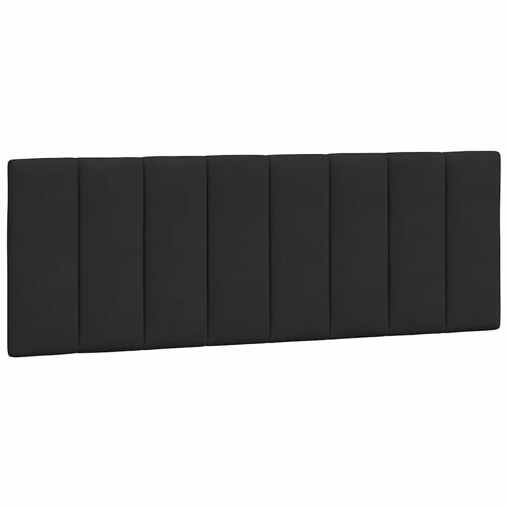 Cuscino Testiera Hanko Nero 140 cm in Velluto | homemem39