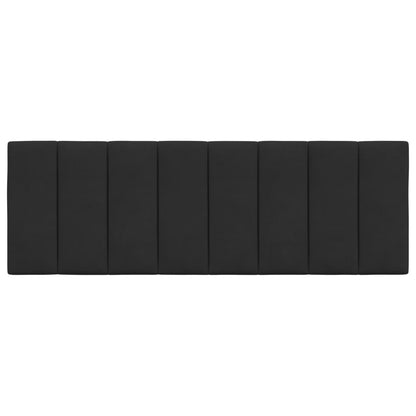 Cuscino Testiera Nero 140 cm in Velluto - homemem39