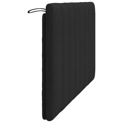 Cuscino Testiera Hanko Nero 140 cm in Velluto | homemem39