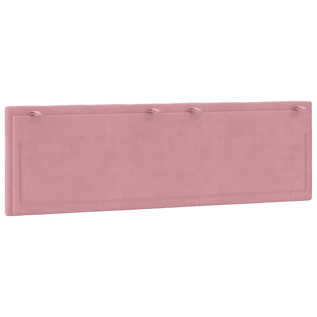 Cuscino Testiera Rosa 160 cm in Velluto - homemem39